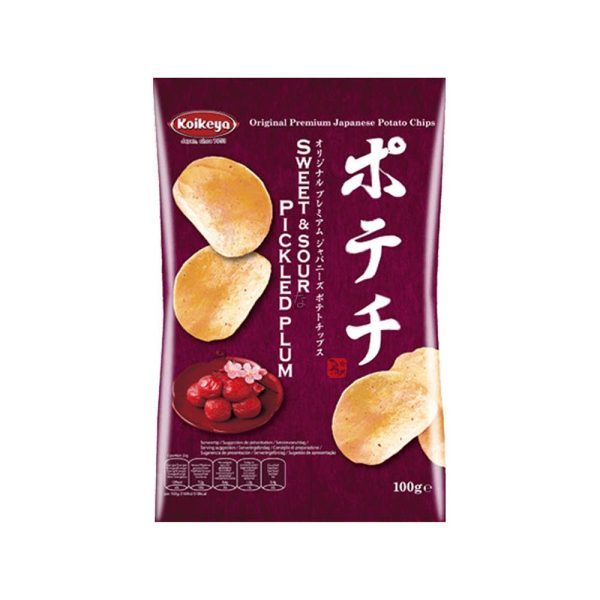 Koikeya potato chips Sweet & Sour pickled plum 100g