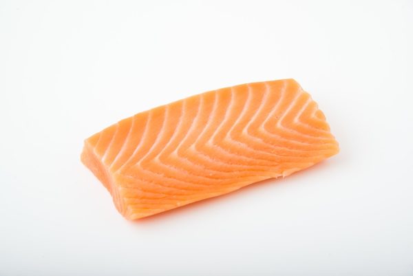 salmon sashimi block, saku