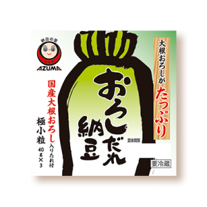 Azuma Oroshidare Natto Fermented Soybeans 3×40g