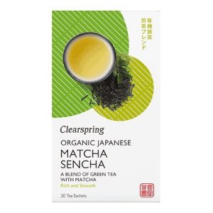 CLEARSPRING Organic Japanese Matcha Sencha Tea 36g/20 sachets